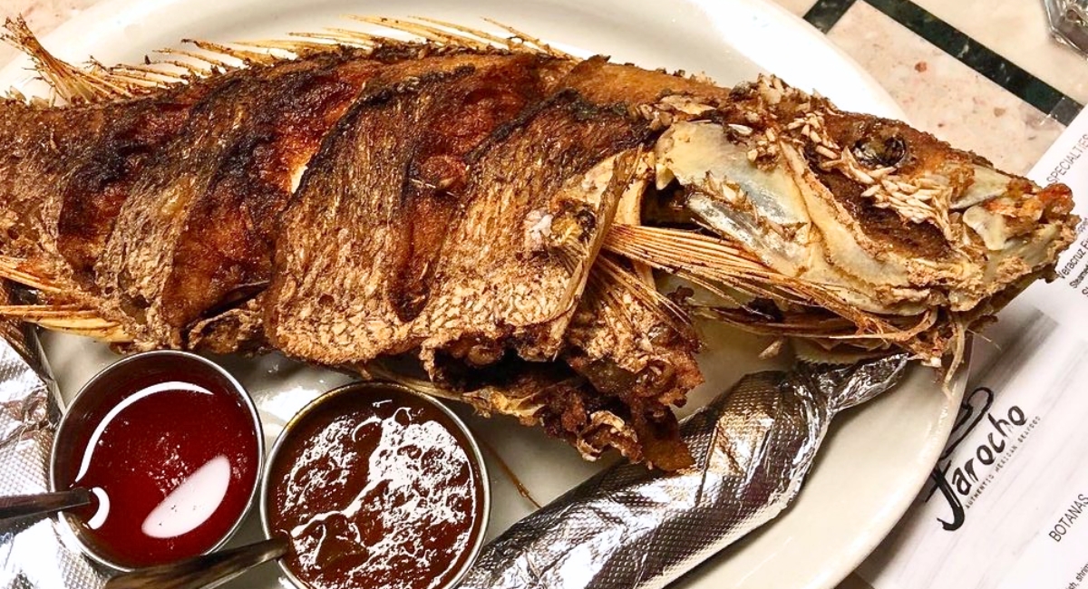 Fried Red Snapper at Jarocho in Kansas City, Kansas
