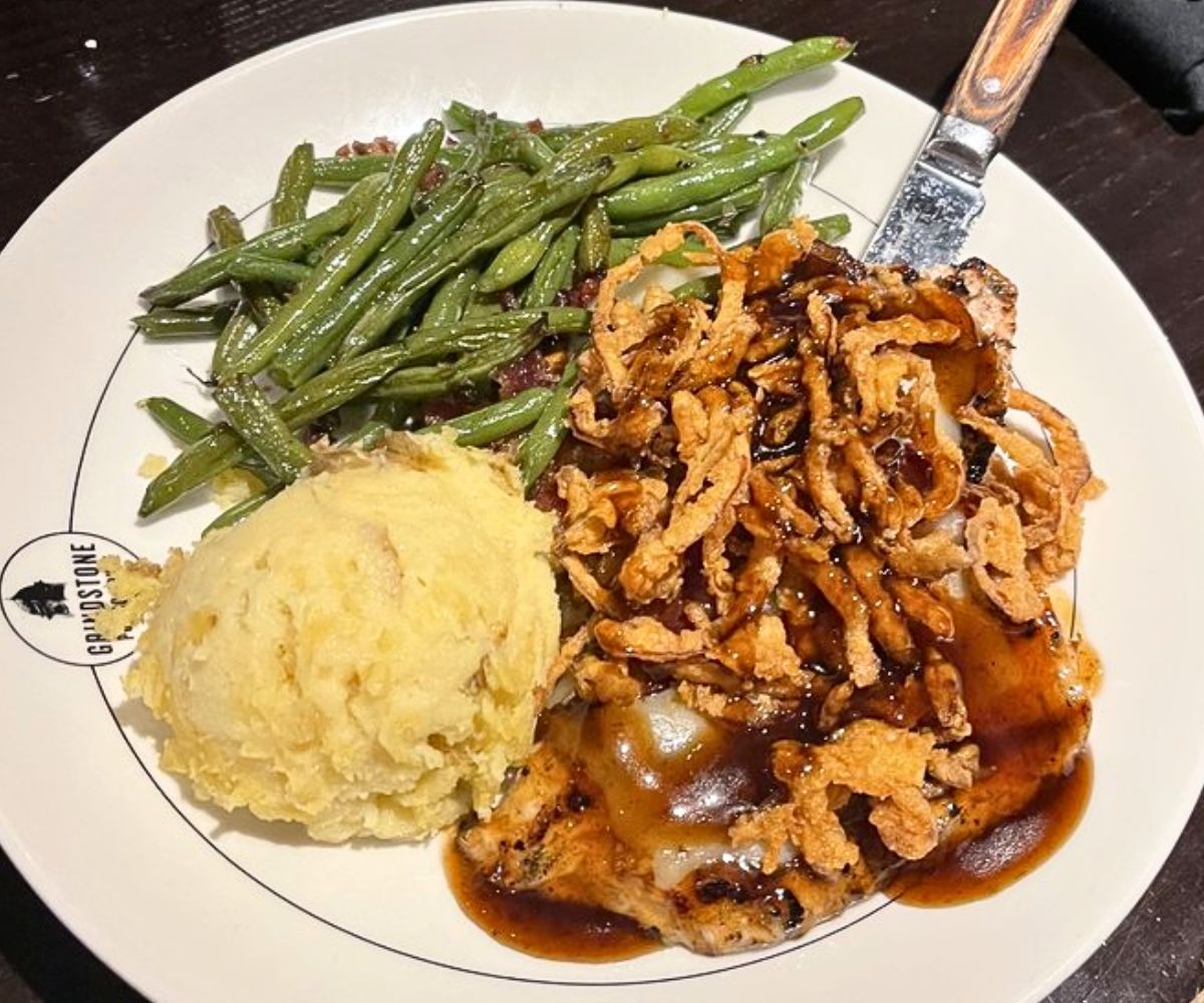 Whiskey Chicken at Grindstone Public House in Noblesville, Indiana