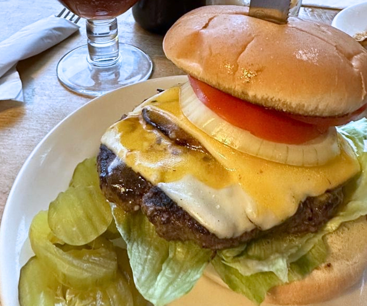 Italian Stallion Burger at Uncle John's Place in Mansfield, Ohio