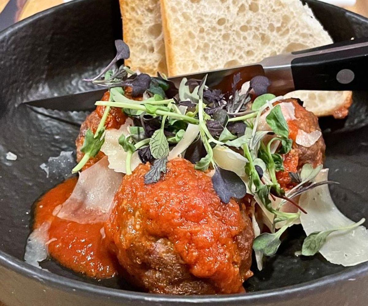Nonna's Meatballs at Brix 27 in Martinsburg, West Virginia