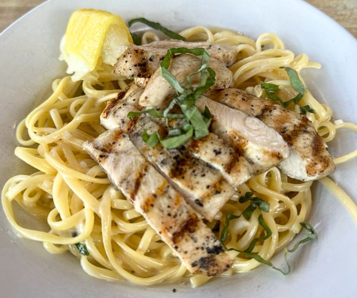 Pasta al Limone at The Custer Wolf in Custer, South Dakota