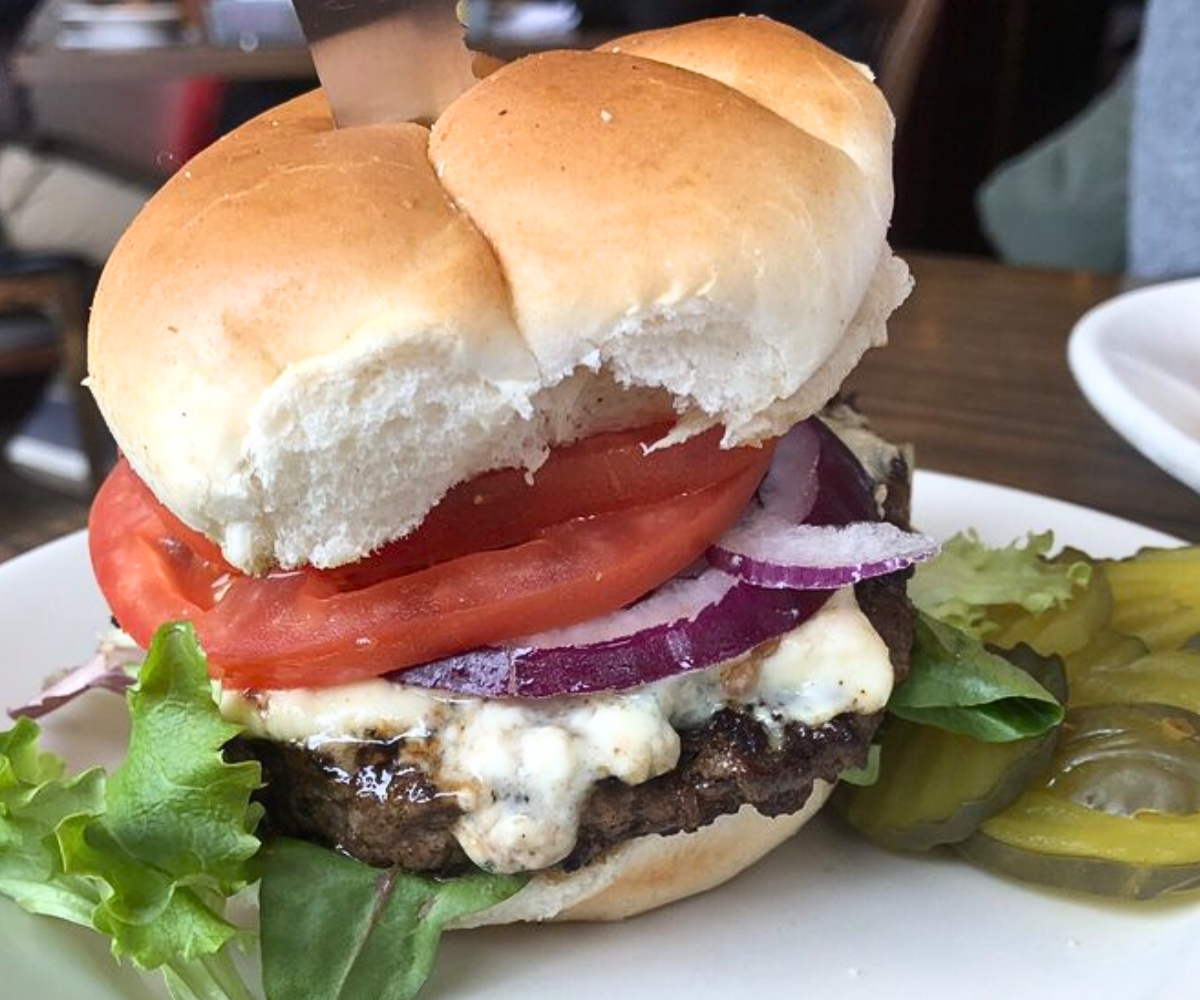 Gorgonzola Burger at Uncle John's Place in Mansfield, OH