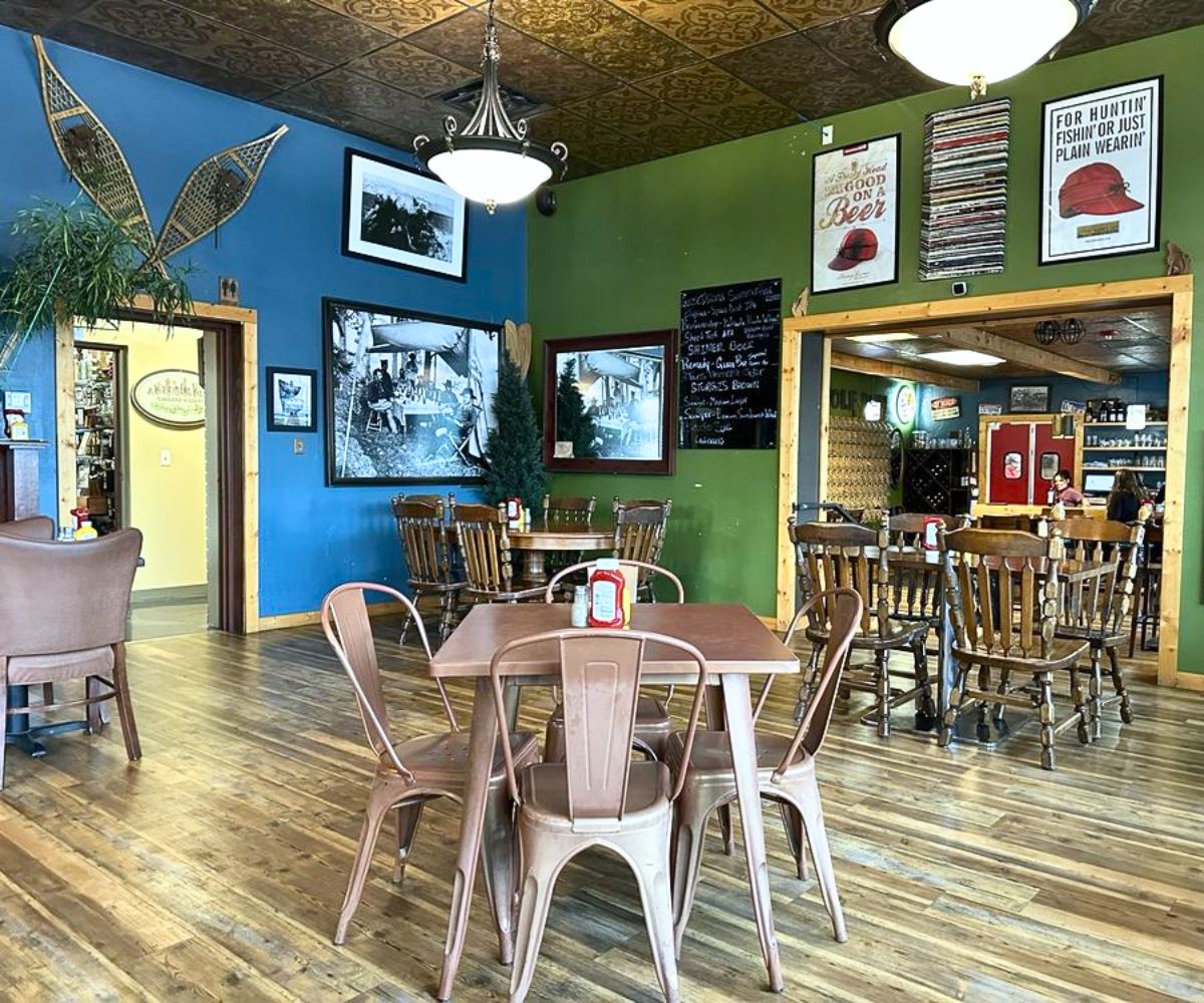 interior of The Custer Wolf in Custer, SD