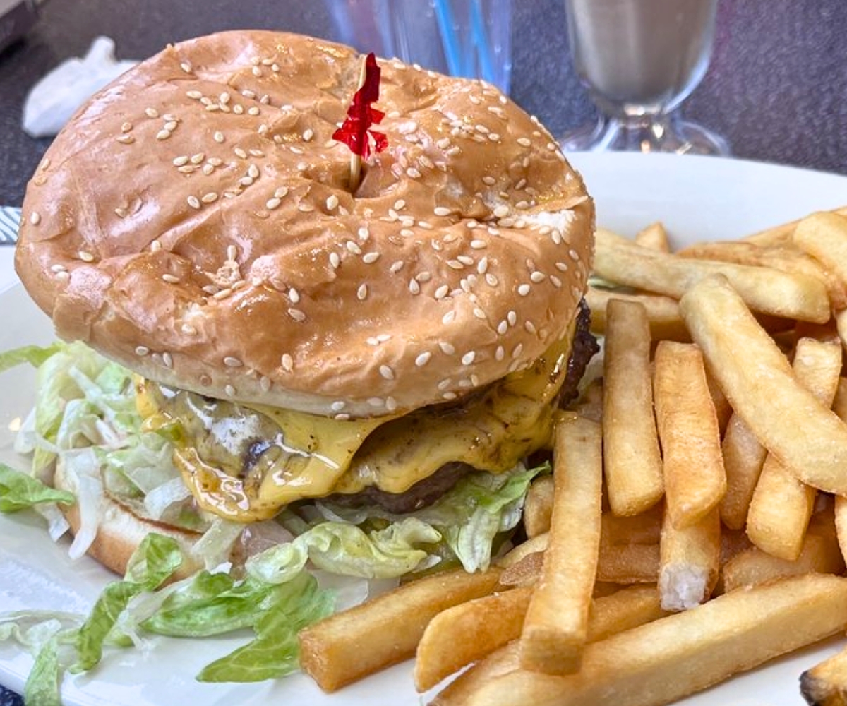 The King Burger at Broadway Burger Station in Rock Springs, Wyoming