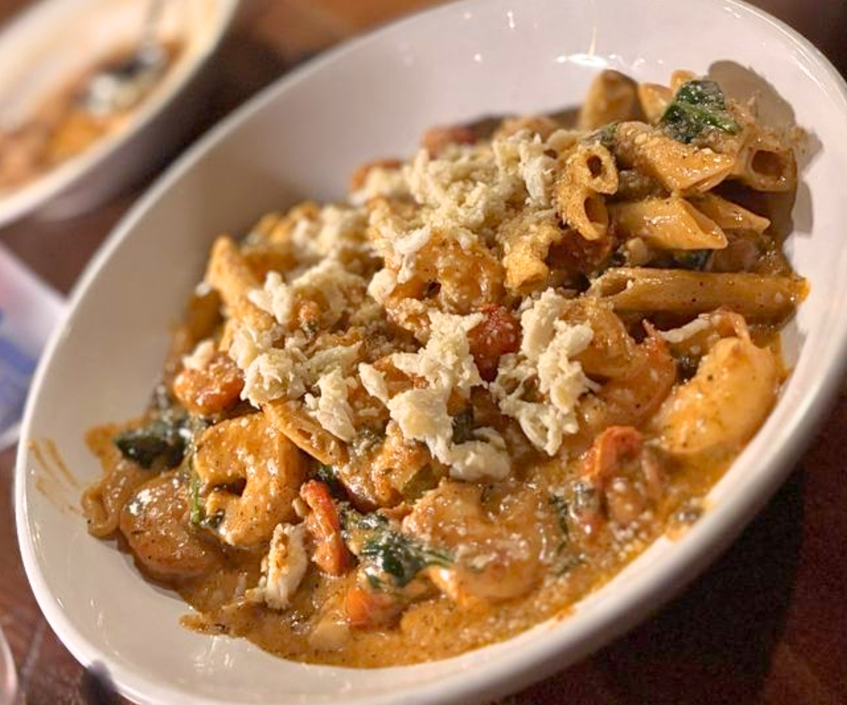 Tuscan Shrimp & Crab Alfredo at One Thirty One Lameuse in Biloxi, Mississippi