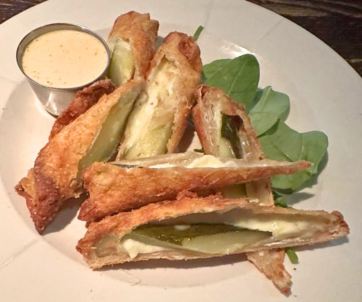 Fried Cheesy Pickles at The Toasted Frog in Grand Forks, North Dakota