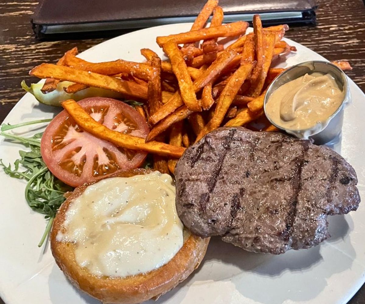 Elk Burger at The Toasted Frog in Grand Forks, North Dakota