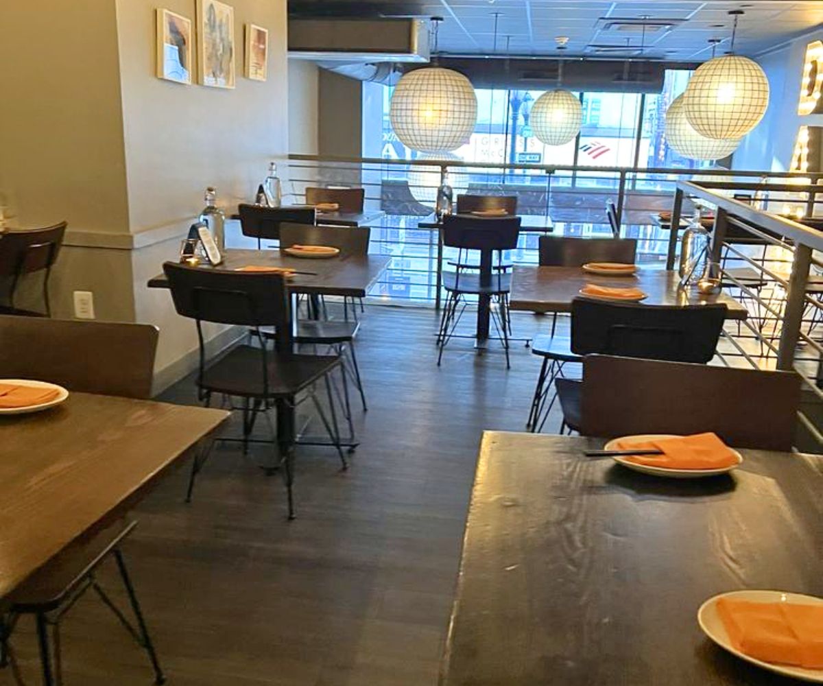 interior of Dan Dan in Philadelphia, Pennsylvania