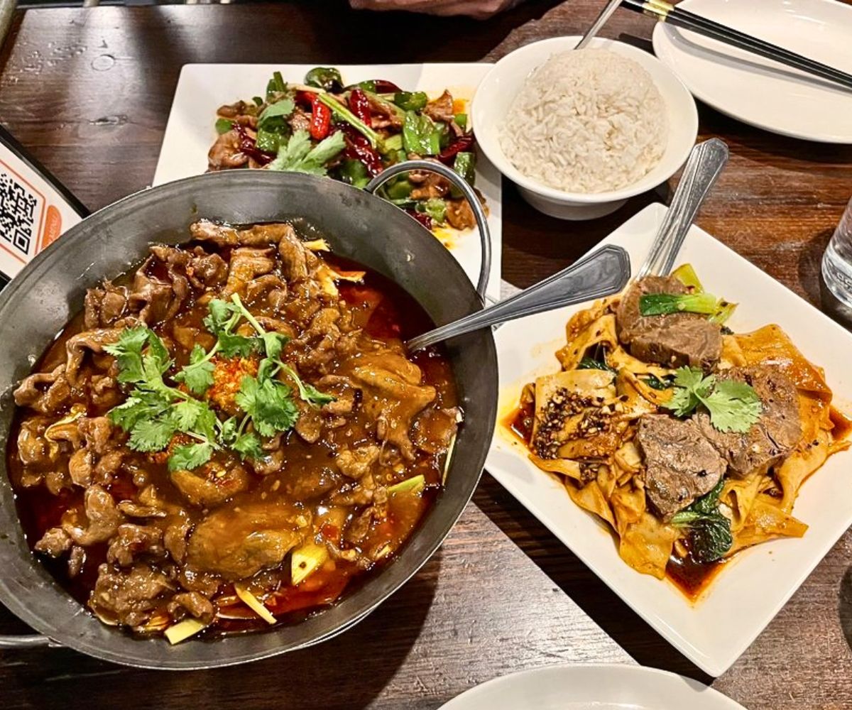 food at Dan Dan in Philadelphia, Pennsylvania