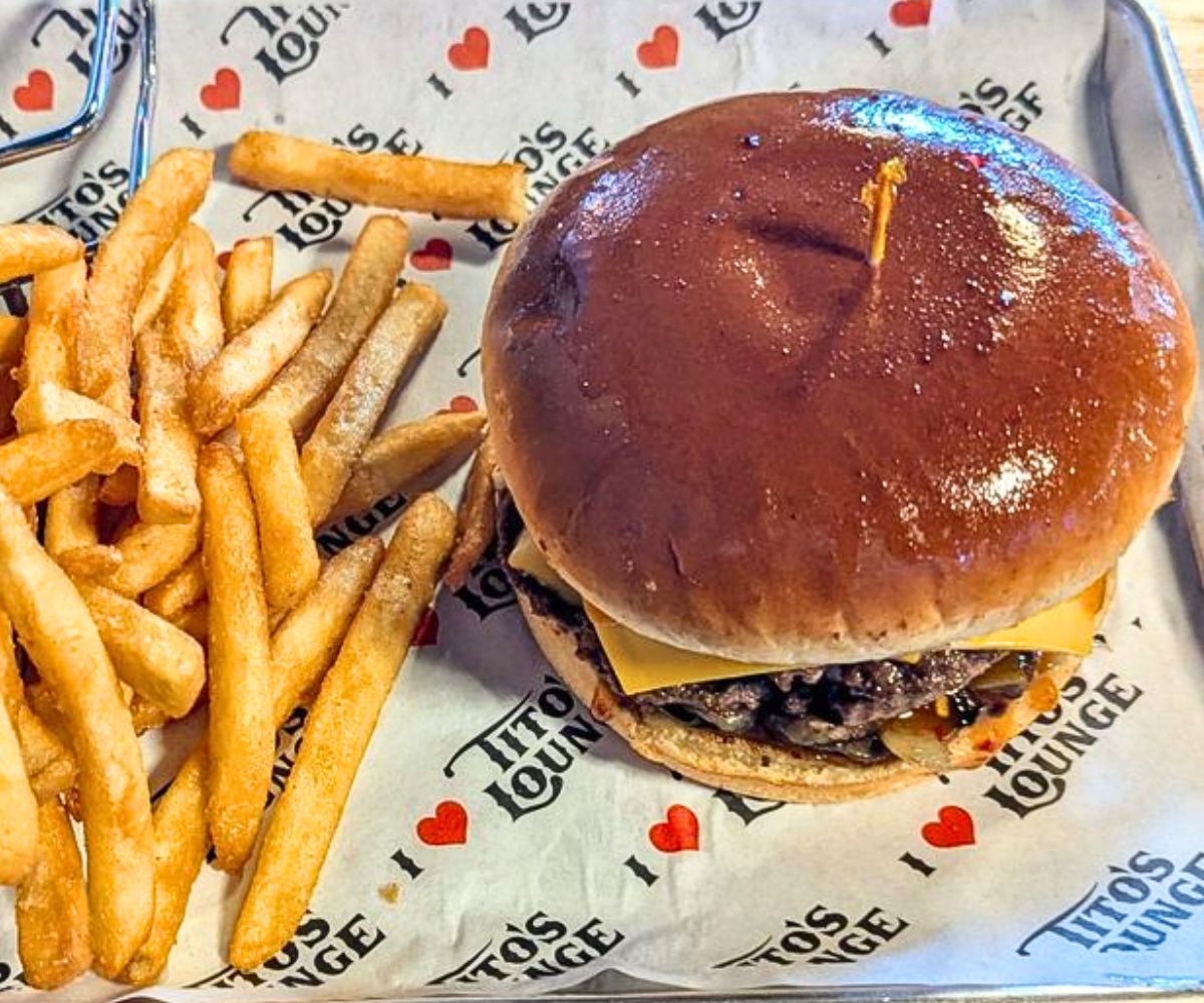 Smash Burger at Tito's Lounge in Urbandale, IA
