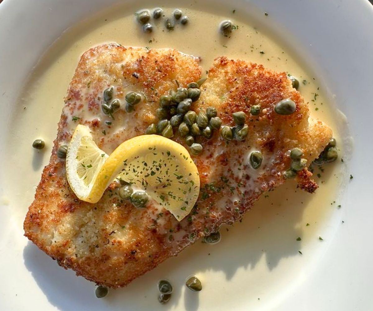 Sole Piccata at The Obstinate Sons in Lexington, KY