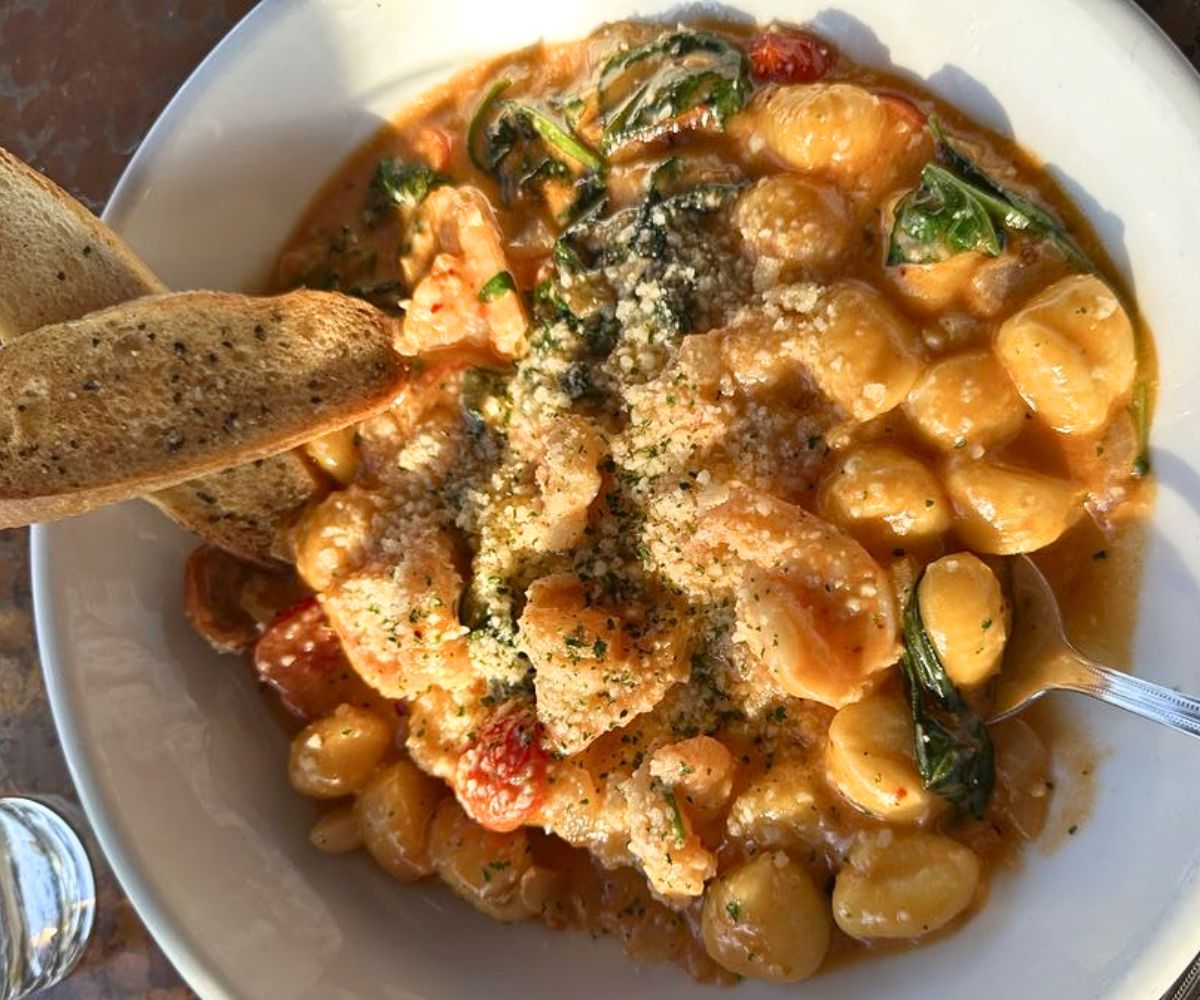 Shrimp Gnocchi at The Obstinate Sons in Lexington, KY