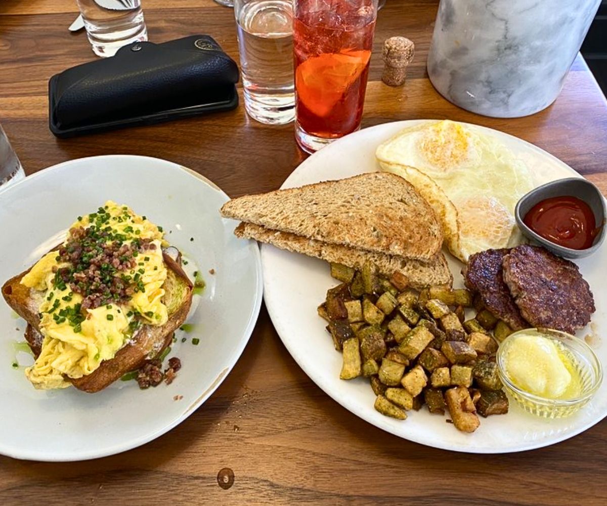 breakfast dishes at Bowood by Niche in St. Louis, MO