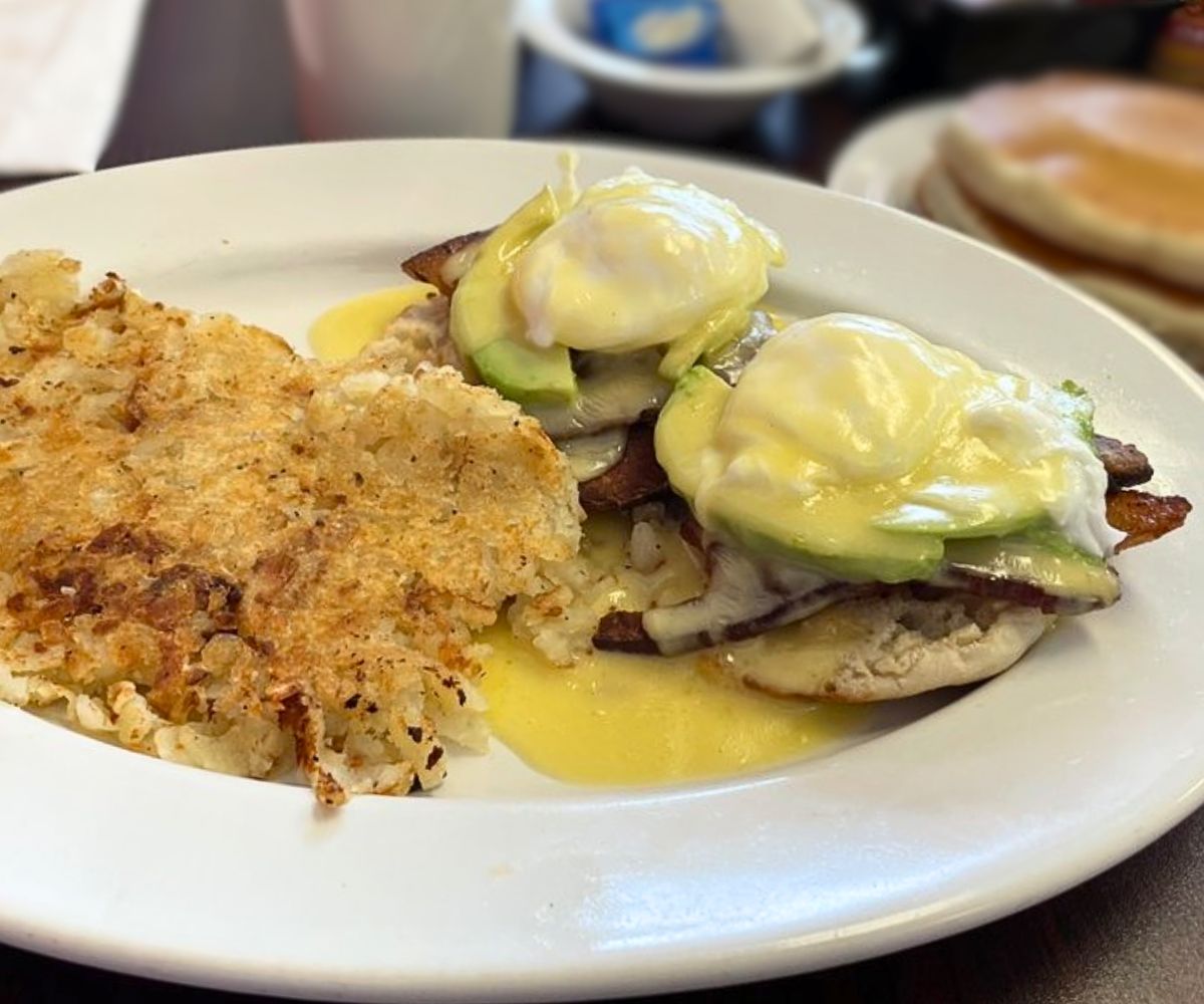 California Benedict at Bacon Breakfast Cafe in Marysville, WA