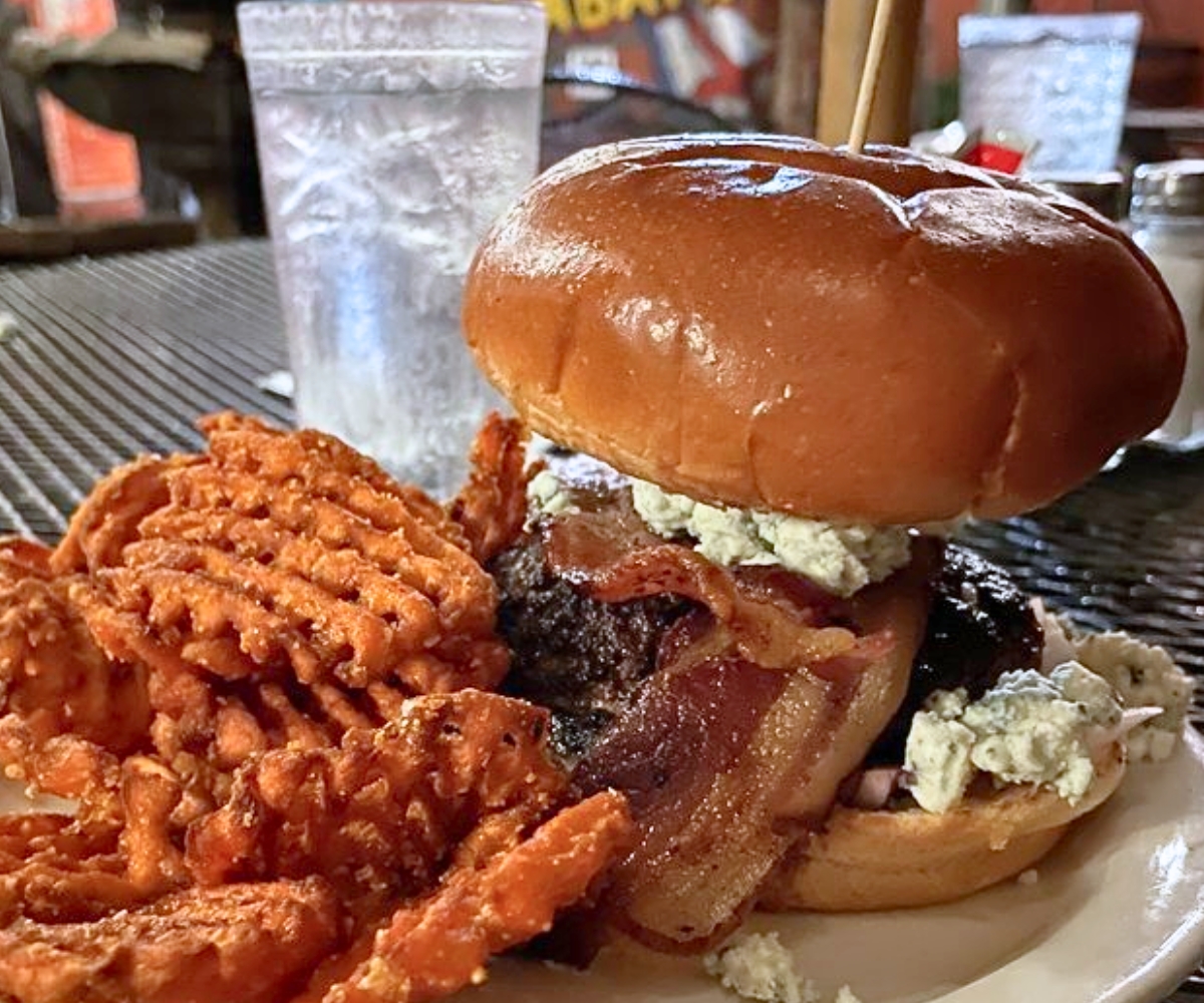 Lafayette Burger at Blind Mule in Mobile, Alabama