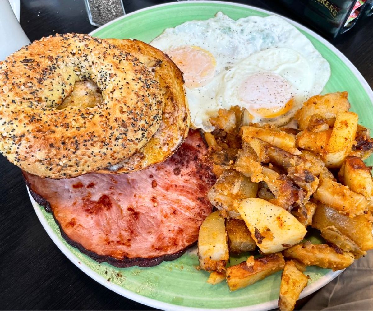 breakfast at In A Pickle Restaurant in Waltham, MA