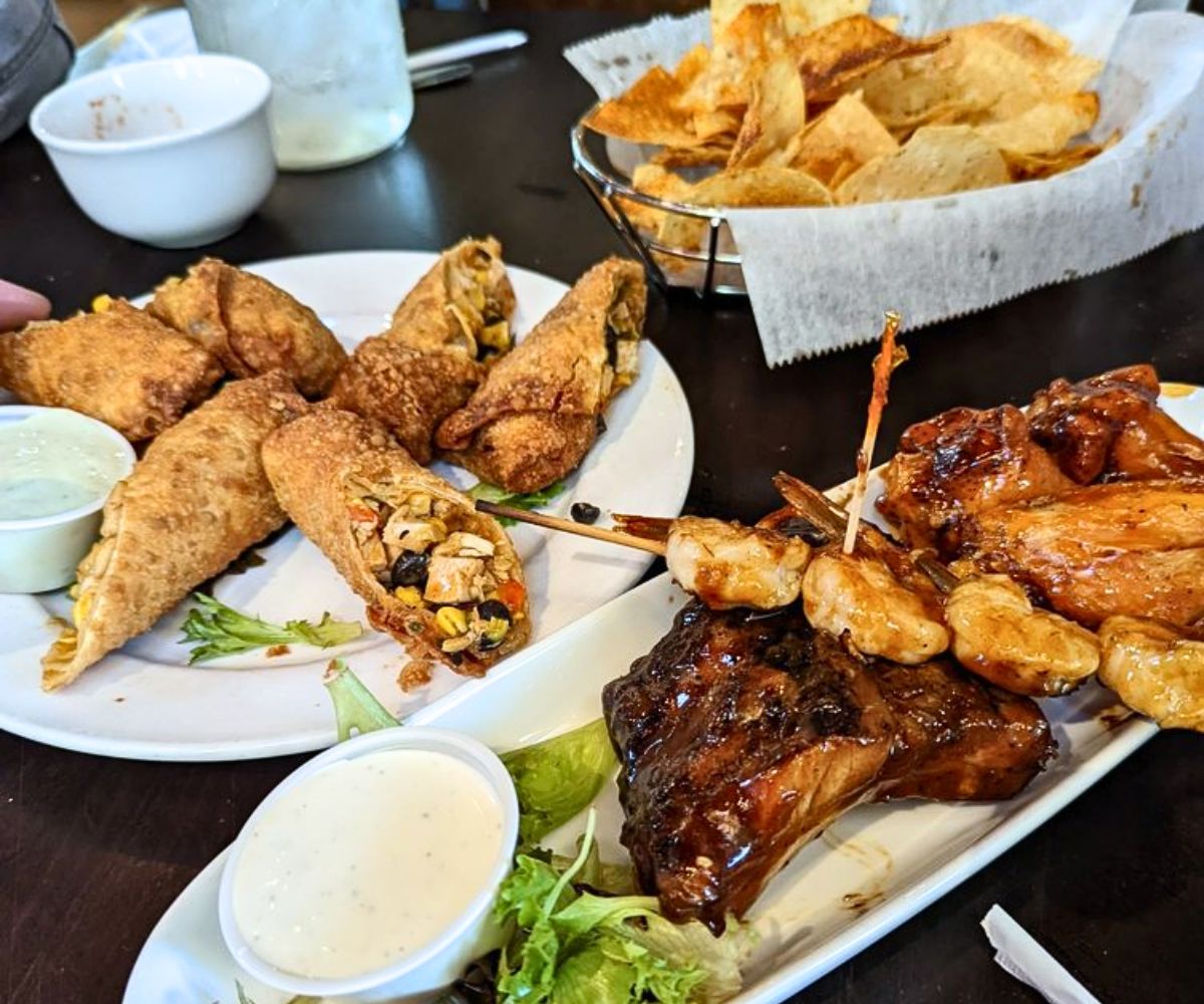 dishes at The Iron Horse Grill in Jackson, Mississippi