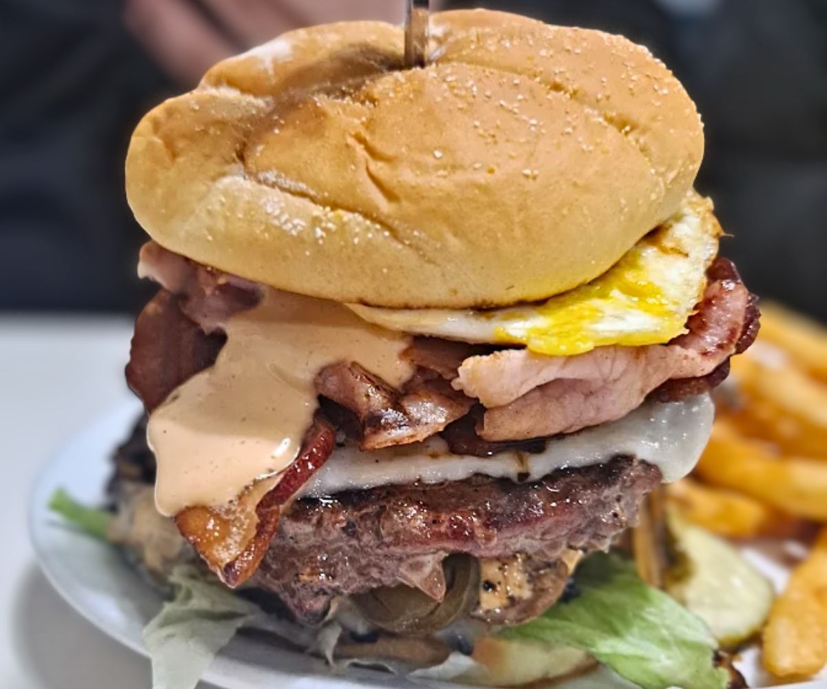 Thomas Burger at Coburg Crossing Café in Coburg, Oregon