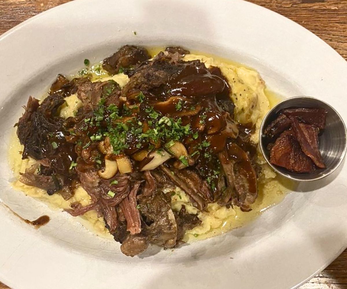 Braised Beef Short Rib at Table on 6th in Bentonville, Arkansas