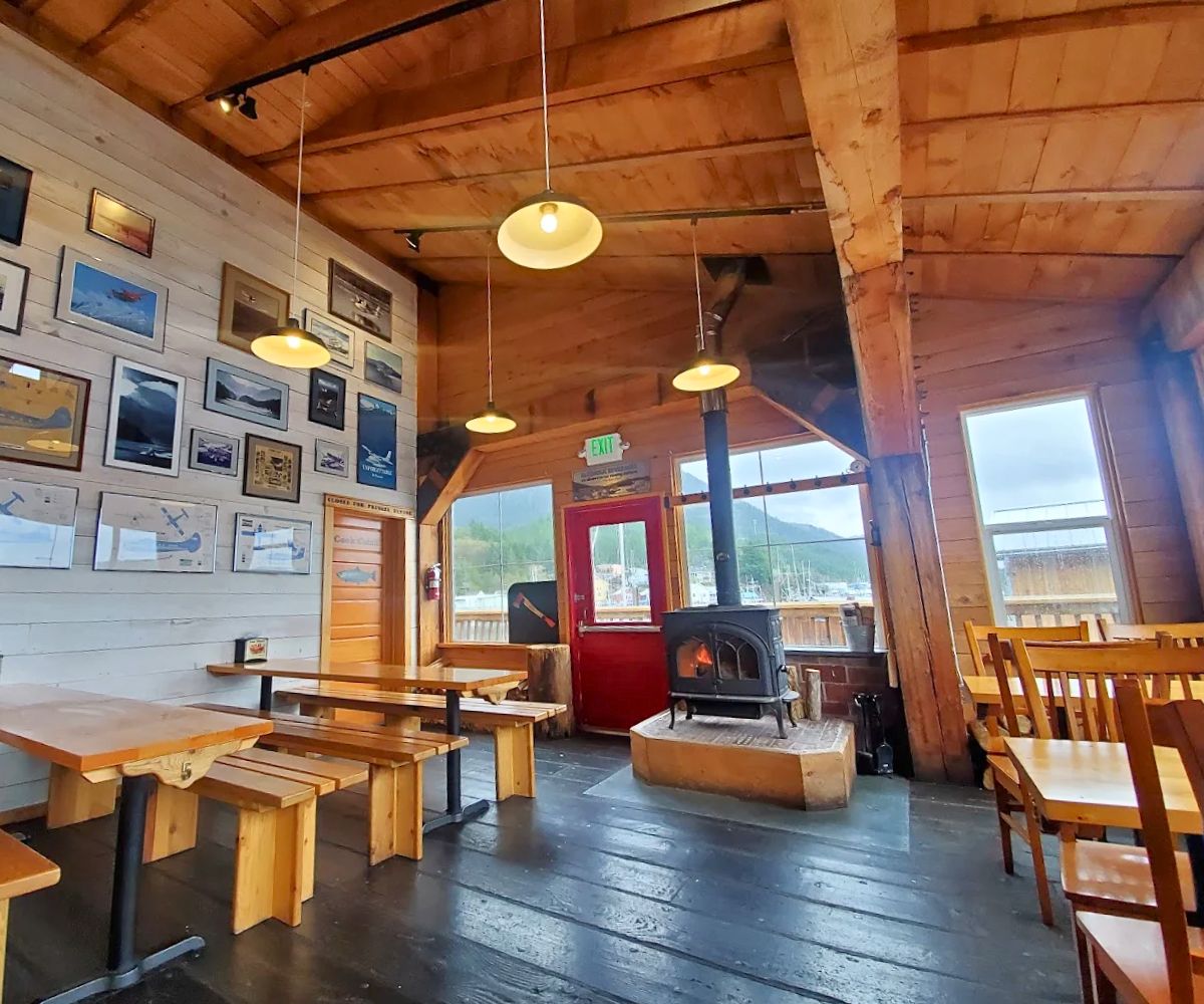 interior of Alaska Fish House in Ketchikan, AK