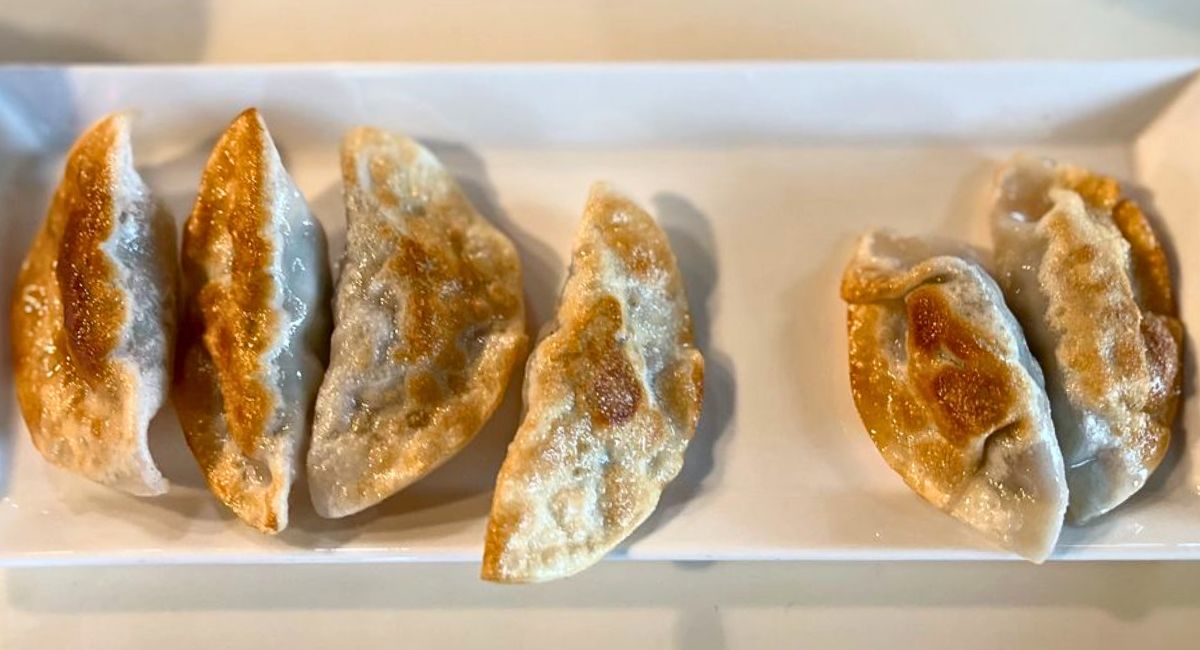 Pan-Fried Pork Dumplings at Jiang Nan Noodle House in Farmington Hills, MI