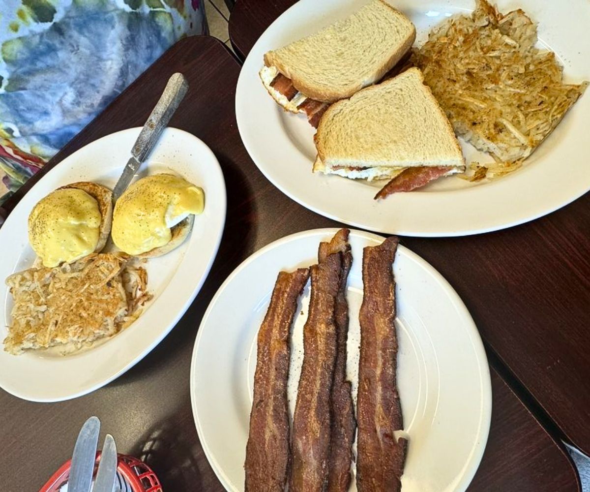 breakfast at Bacon Breakfast Cafe in Marysville, Washington