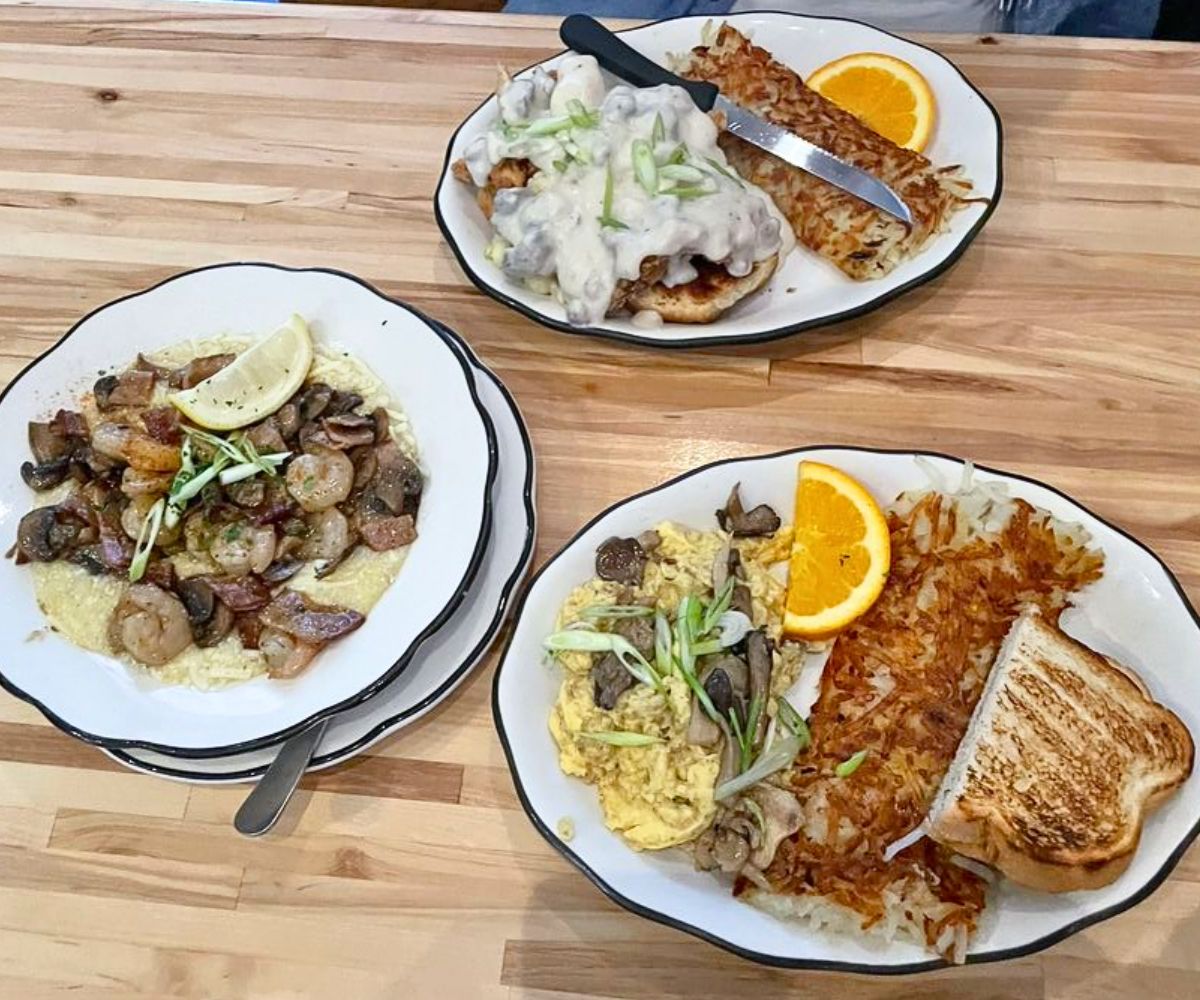 dishes at Hot Suppa in Portland, Maine