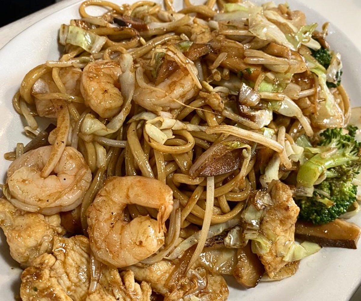 Dragon Stir-Fried La-Mian at Jiang Nan Noodle House in Farmington Hills, MI