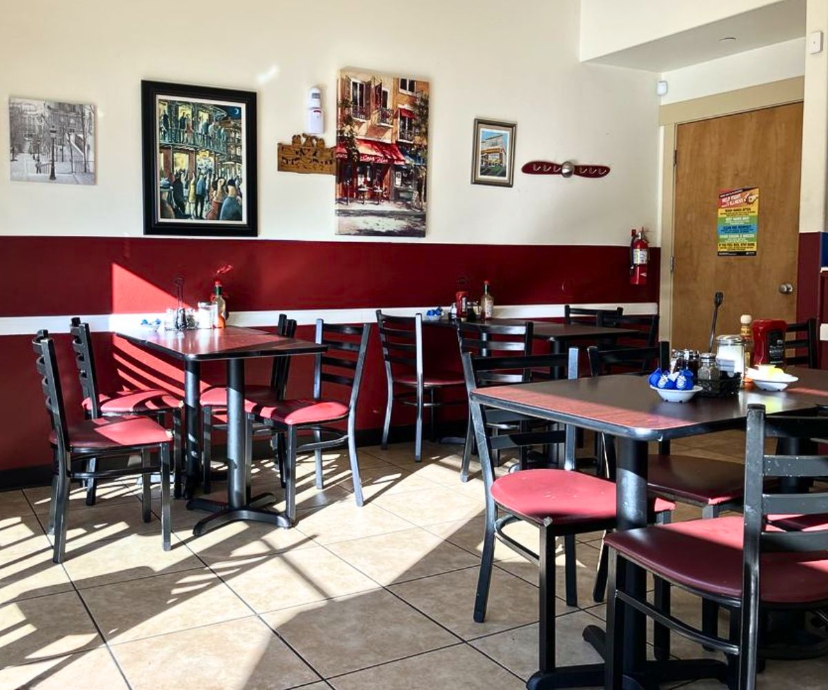 interior of Breakfast Cafe in Marysville, Washington