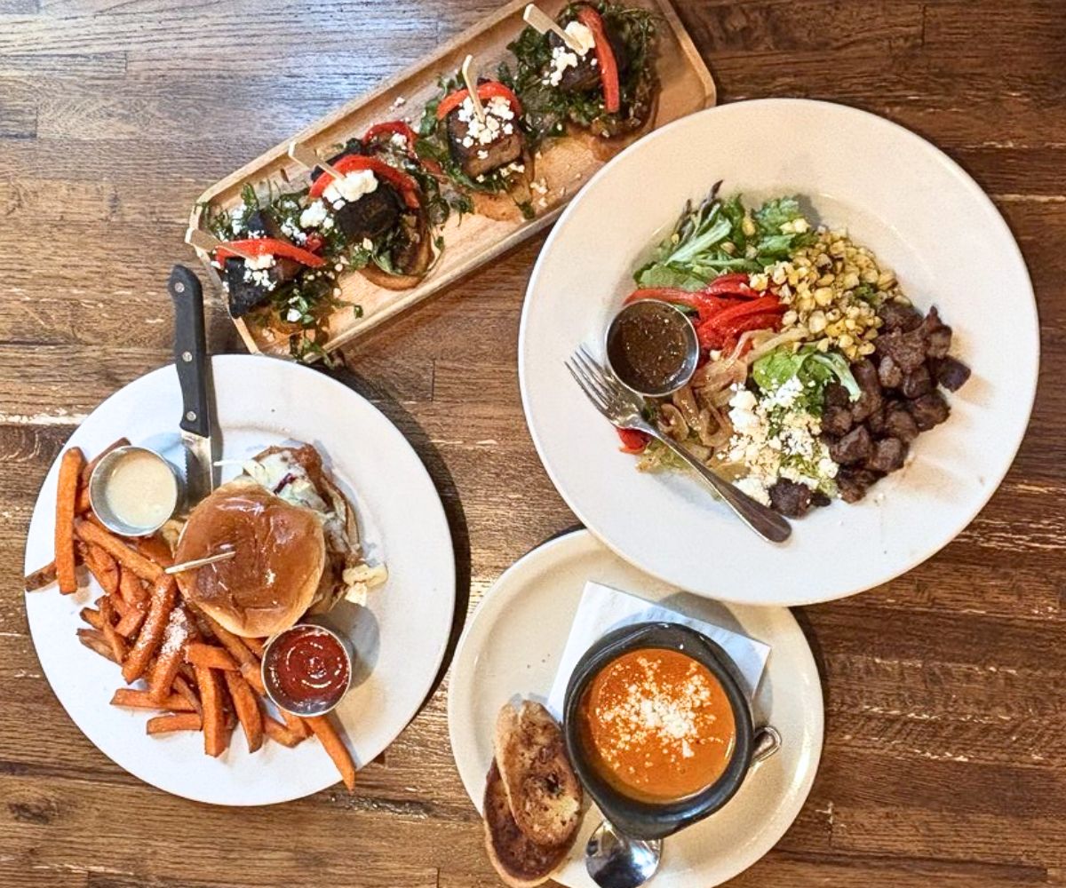 dishes at Table on 6th in Bentonville, AR