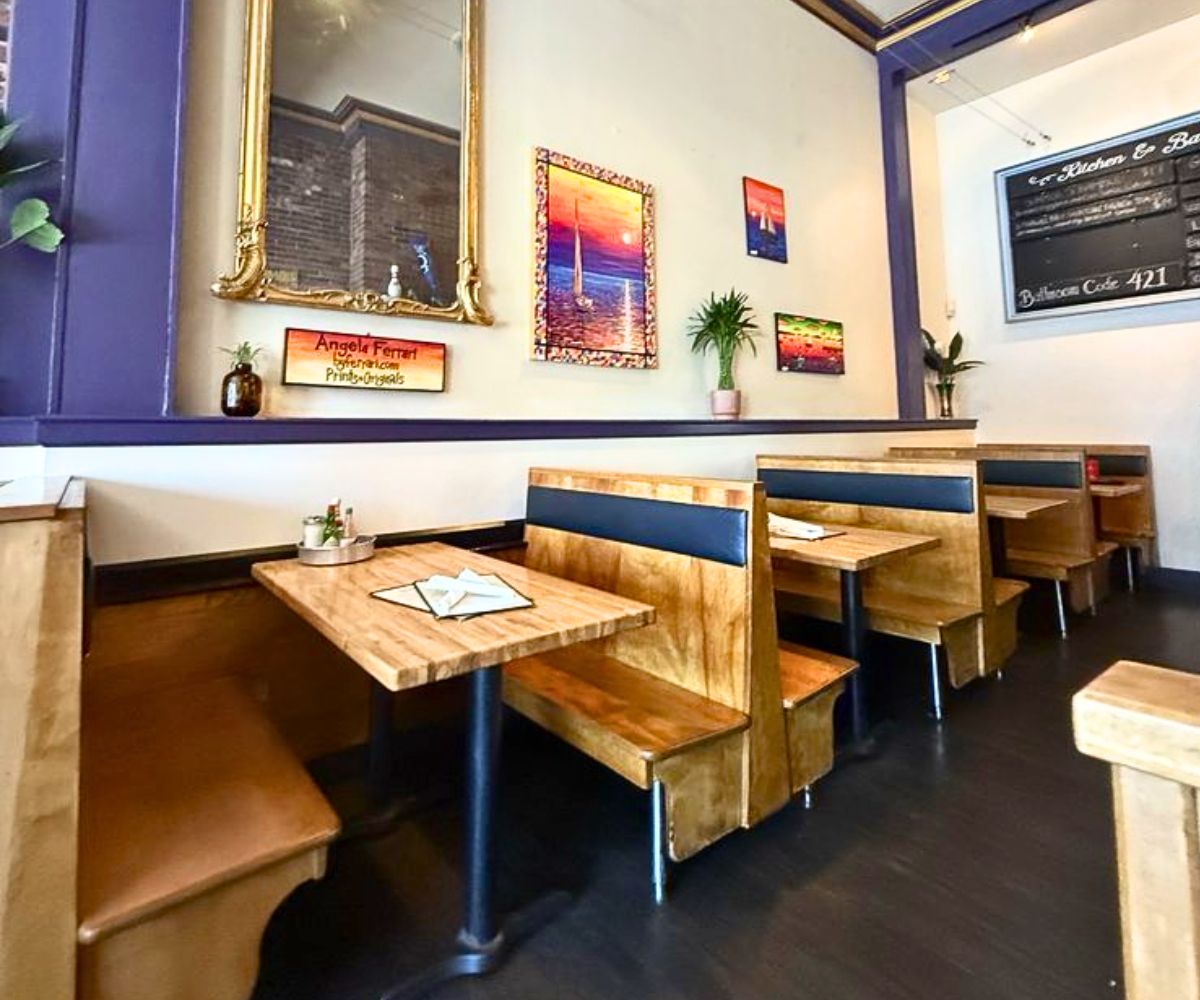 interior of Hot Suppa in Portland, ME