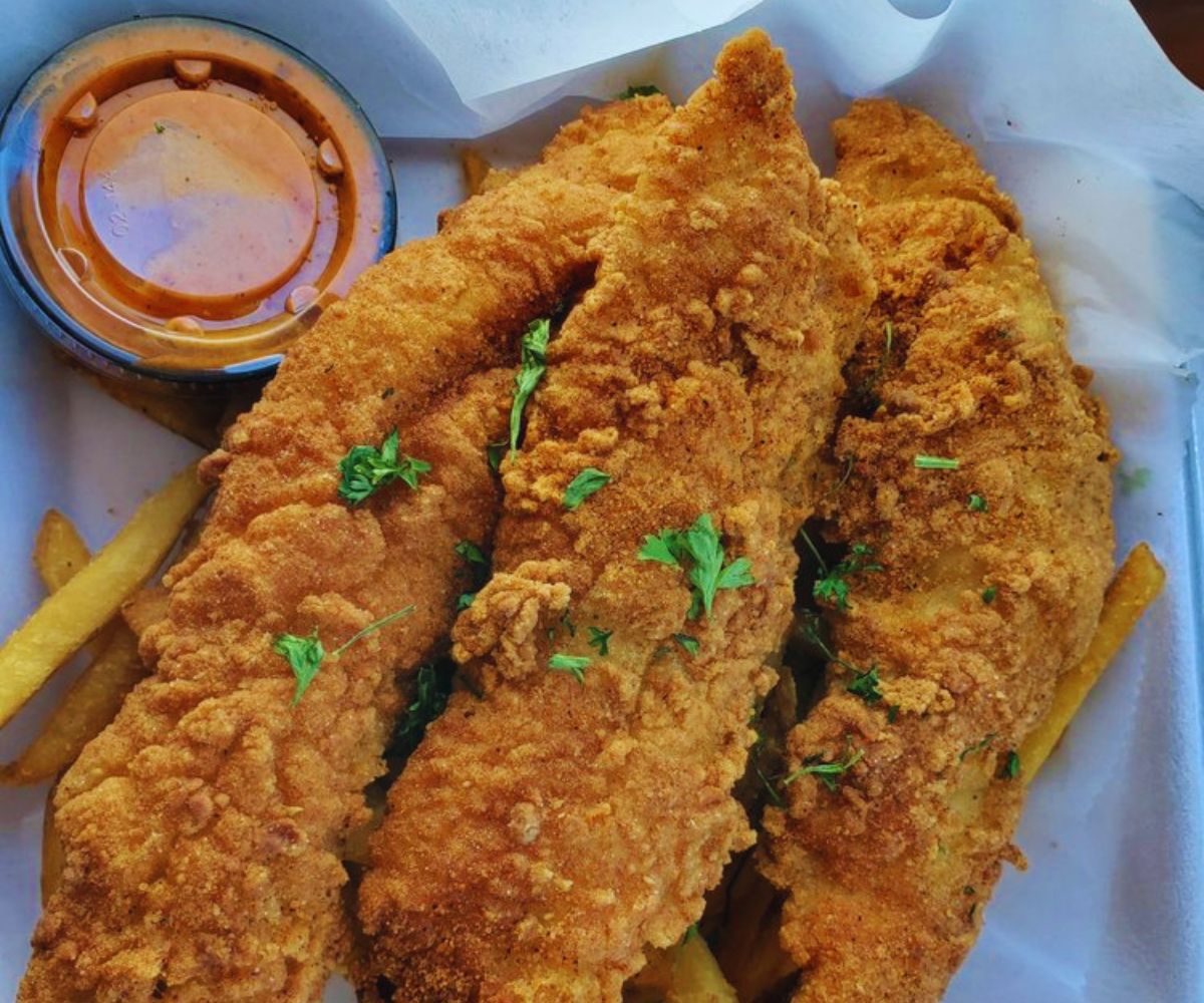 Nzinga's Kitchen - Crispy Fish with Dip