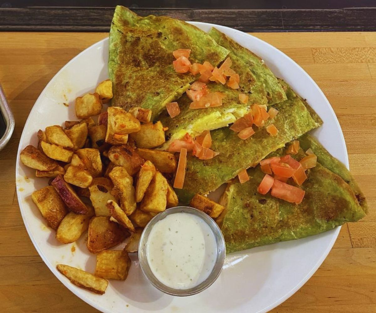Brunch Snob - Smoked Salmon Breakfast Quesadilla