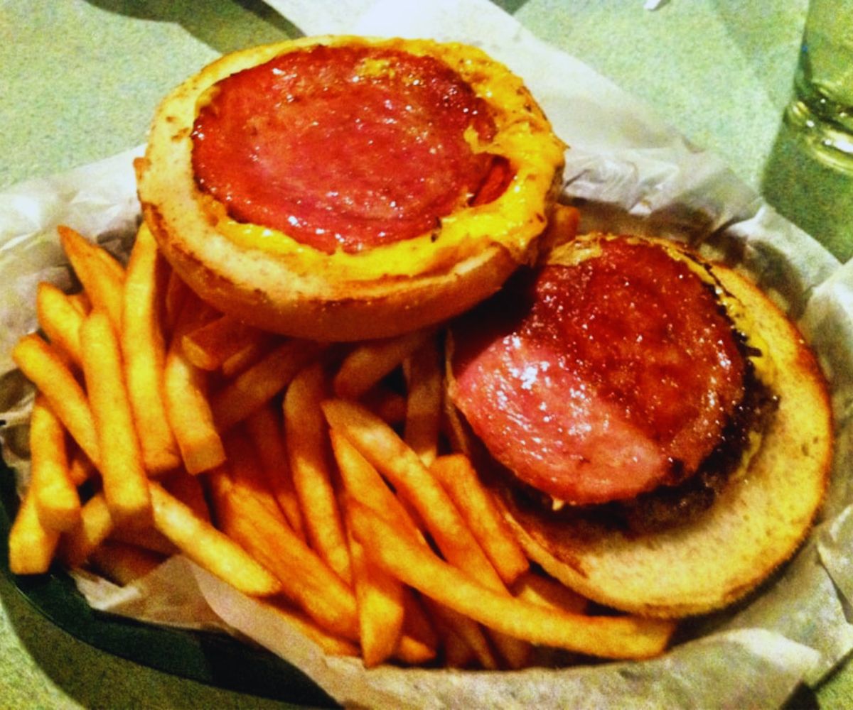 McGovern's Tavern - The "Scully" Burger with a side of Fries