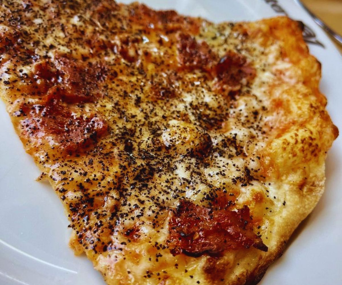Mister O1 Extraordinary Pizza Turtle Creek - Slice of Coffee Paolo with Honey Drizzle