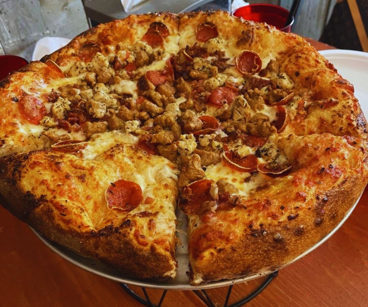 Atomic Lounge & Pizza Kitchen - Meat Blimp Pizza Personal Size