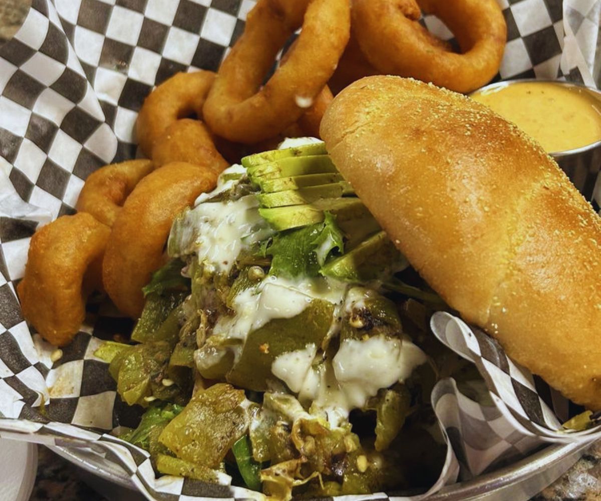 Phred's Border - The Coloradoan Burger and Hand Battered Onion Rings