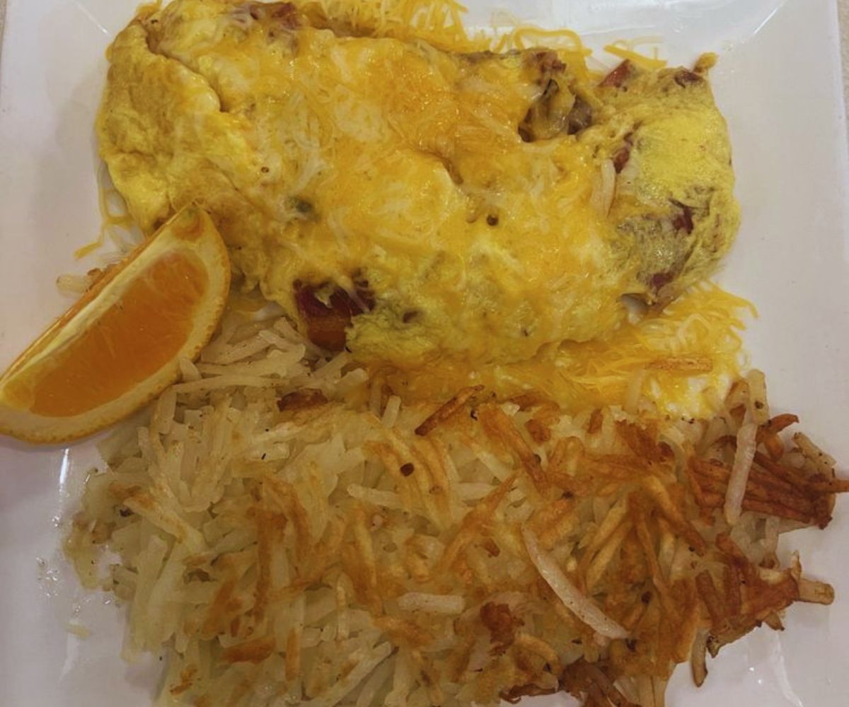 Gloria’s Cafe - Bacon Ham & Cheese Omelette