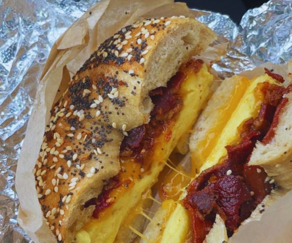 Breadhive Bakery & Cafe - Aaliyah on Everything Bagel