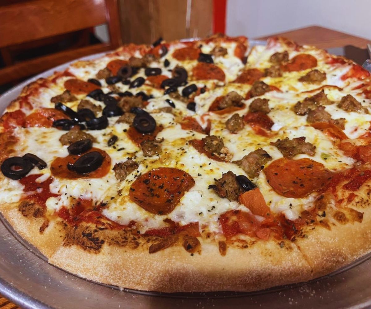 Abella Pizzeria - The Peppercotta - Medium 14-inch (Half with Black Olives)
