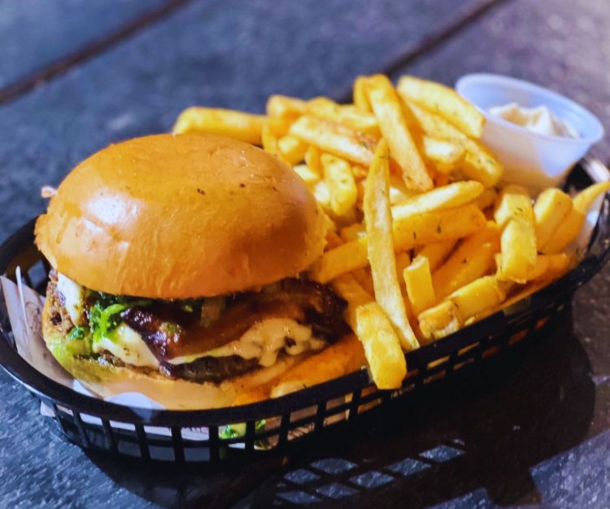 That Burger - That Argentinian Burger with a side of Truffle Mayo for the Fries