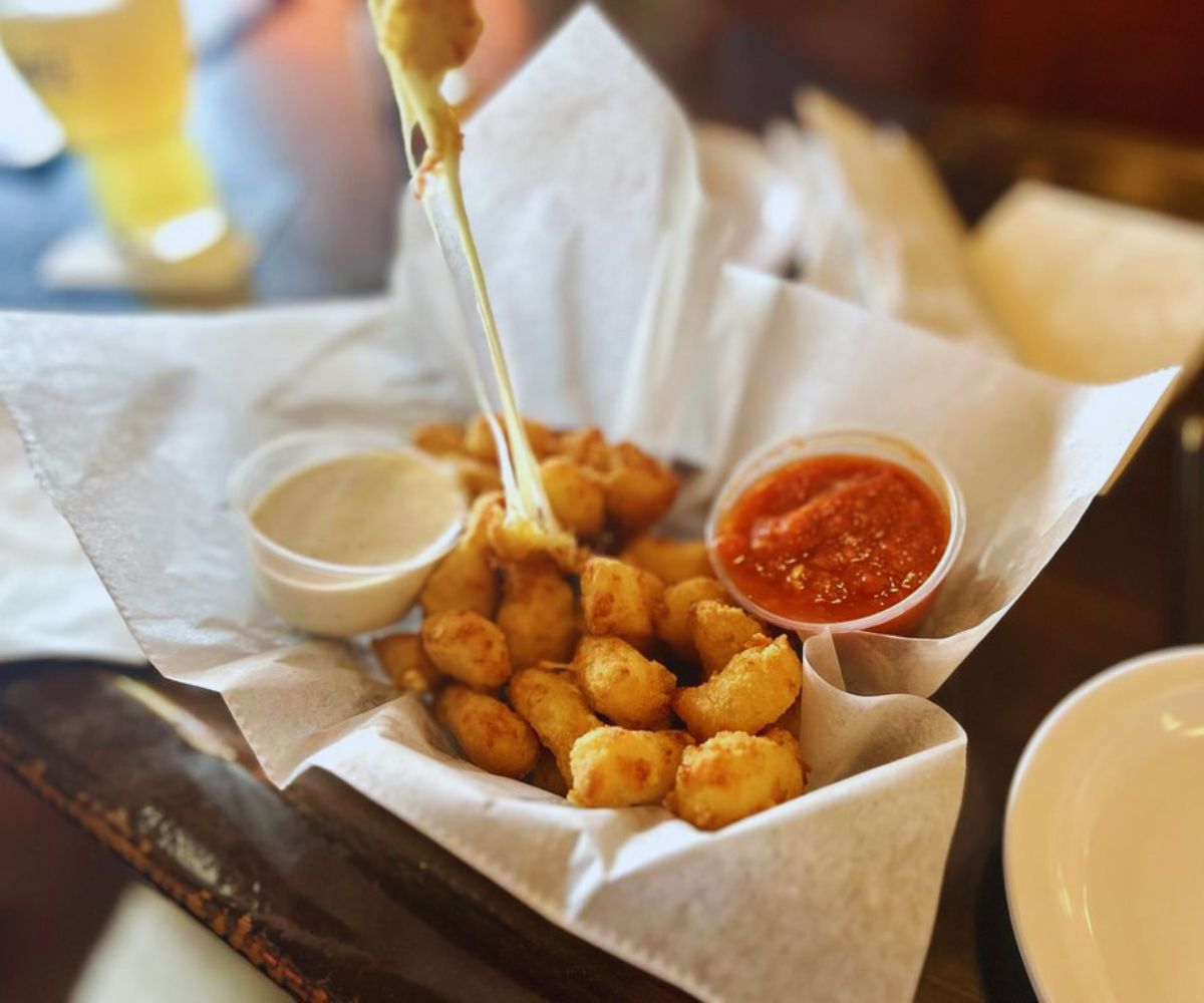 Lucky Horse Burgers and Beer - White Cheddar Cheese Curds