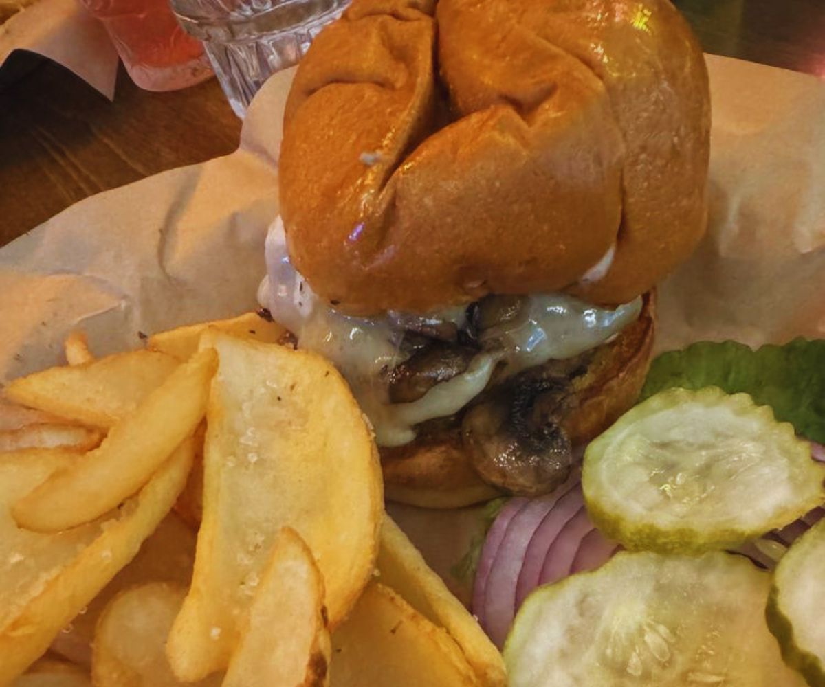 Key & Cleaver - Swiss & Mushroom with Chips