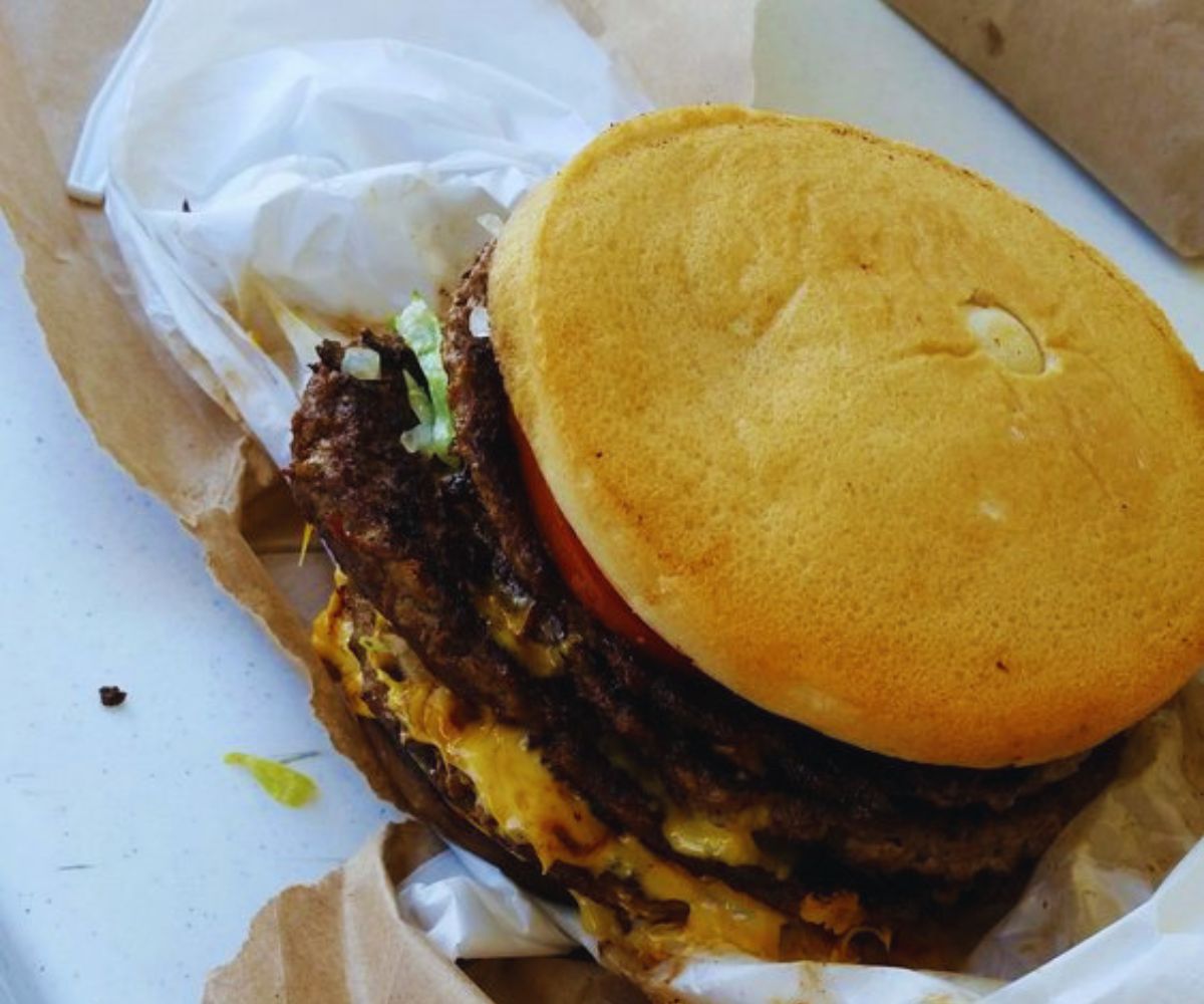 Bill's Jumbo Burgers - Double Okie Upside-Down