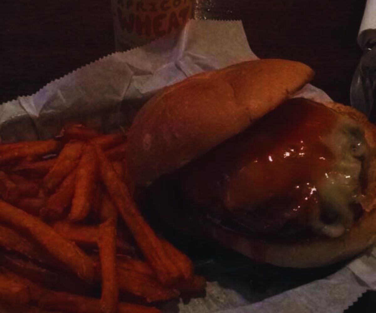 McGovern's Tavern - BBQ Burger with Sweet Potato Fries
