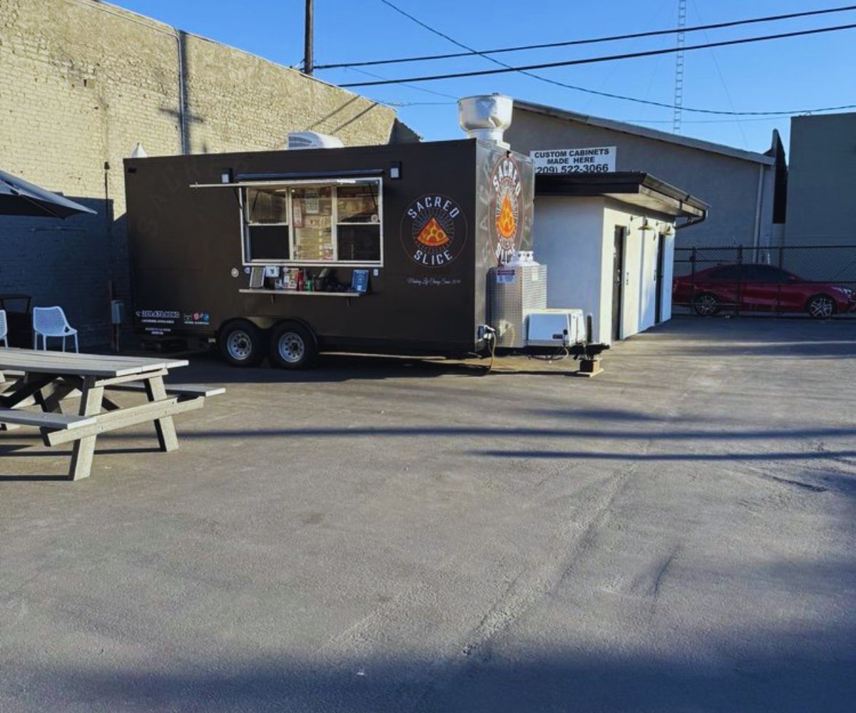 Sacred Slice - Pizza Truck & Seating