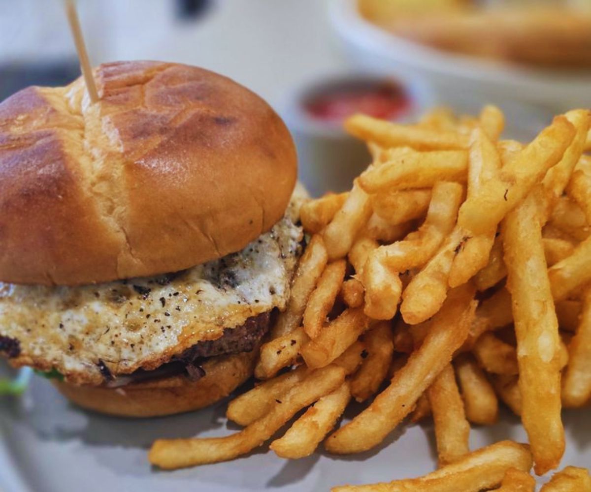 House of Brunch - HOB Burger with Fries