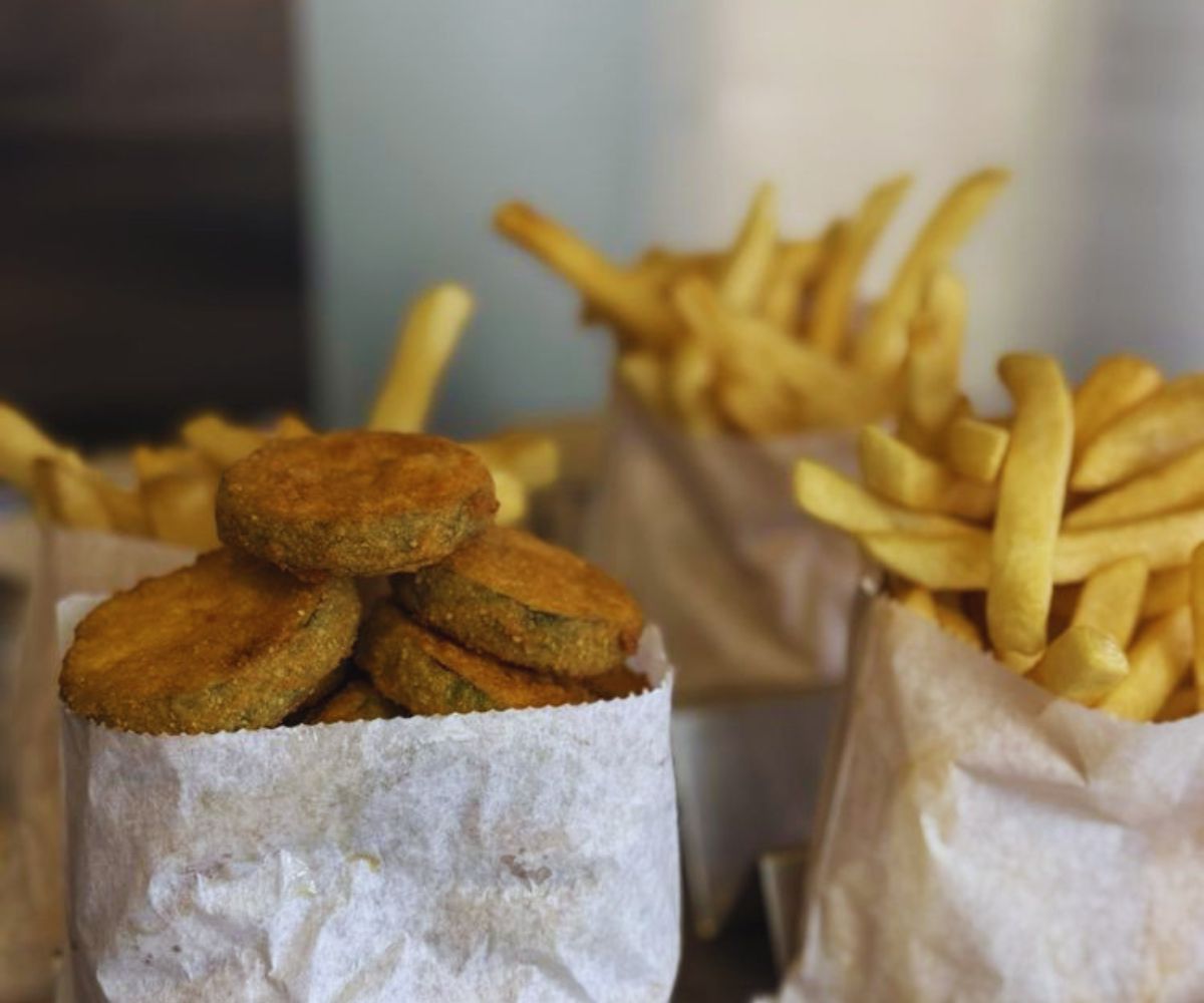 Phil's Charbroiled Burgers - Zucchini & Fries