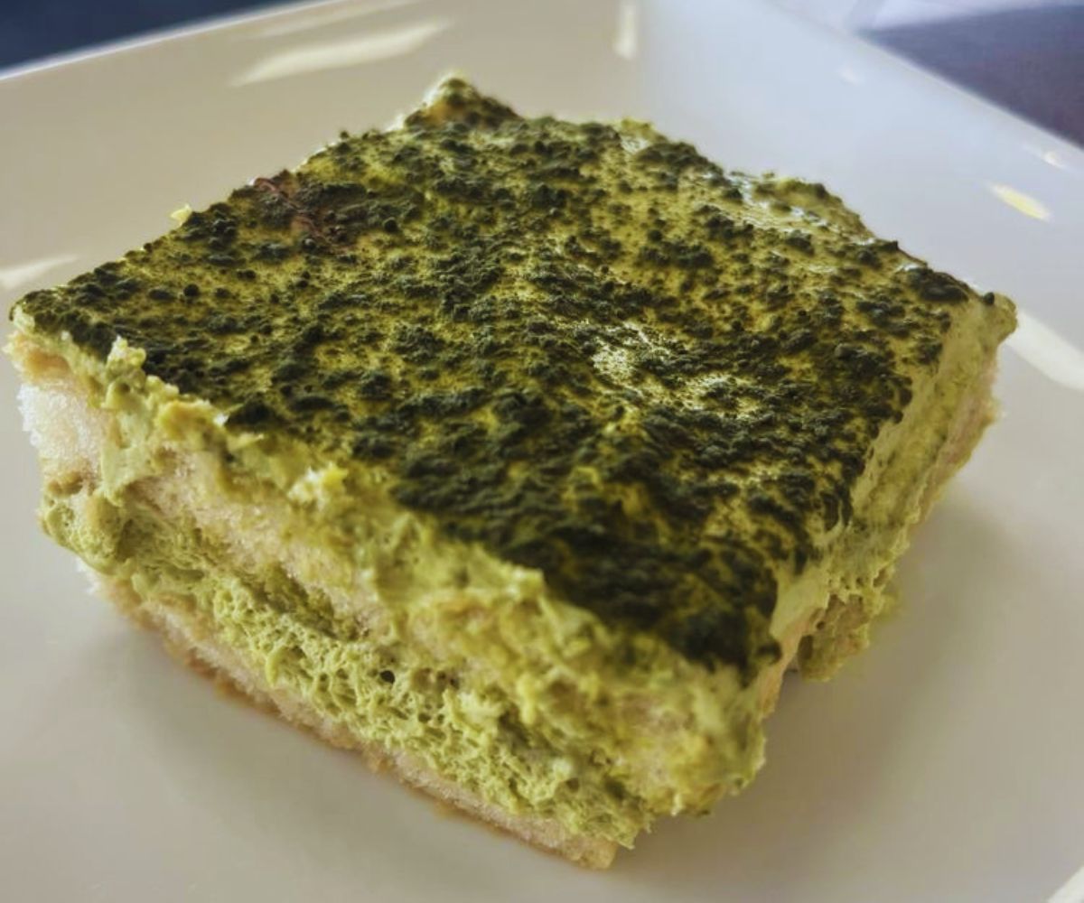 Golden Banh Mi - Matcha Tiramisu with Strawberries