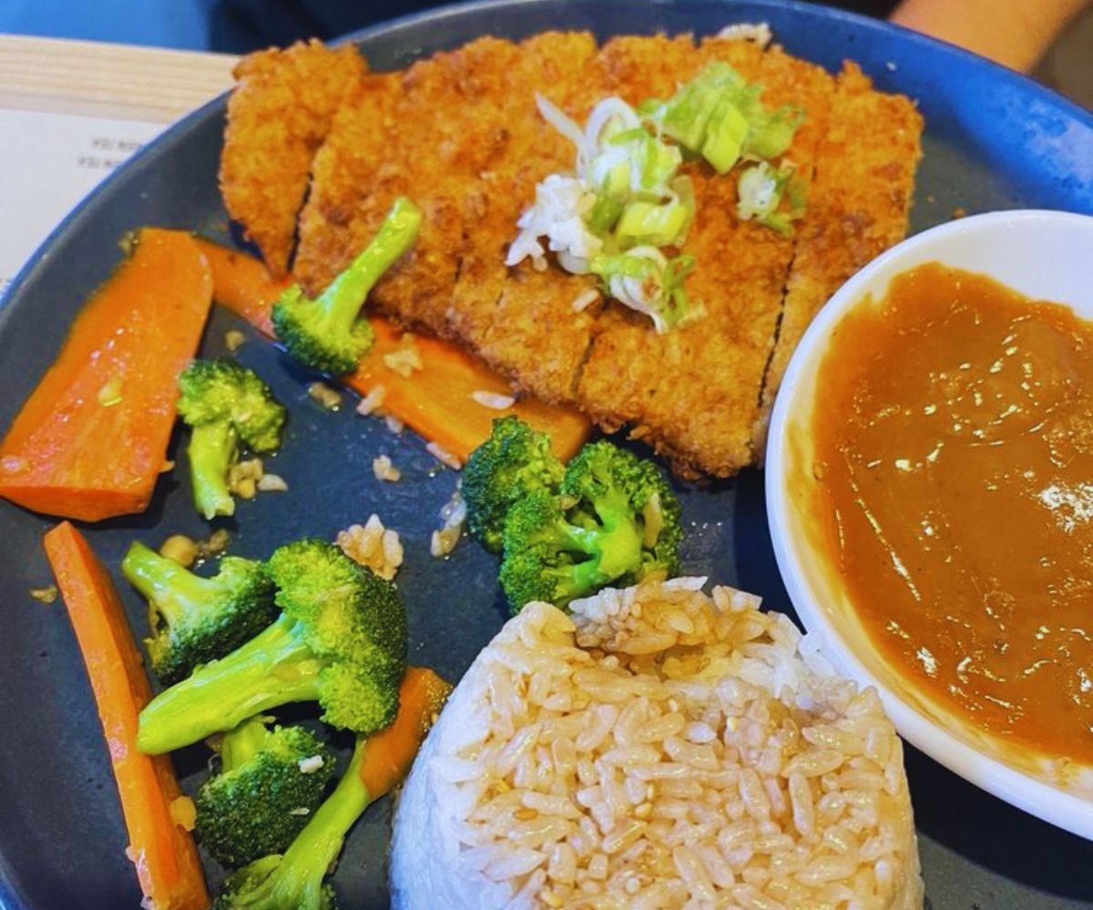 Yellowtail Sushi and Sake - Lunch Special Katsu with 4 pc. Nigiri & Miso Soup